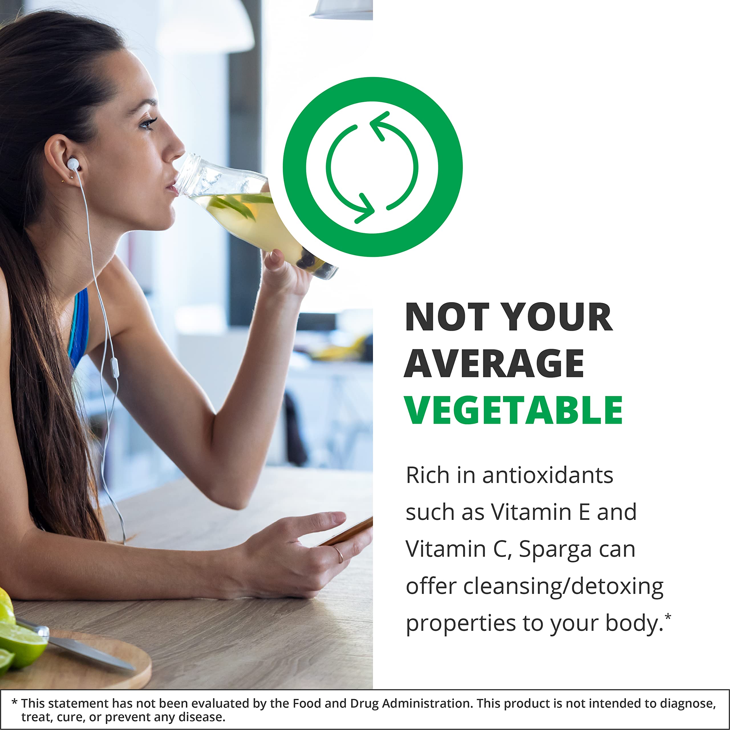 Sparga drops being prepared to mix with water