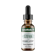Bottle of NutraMedix Stevia liquid drops - 1 oz (30 ml)