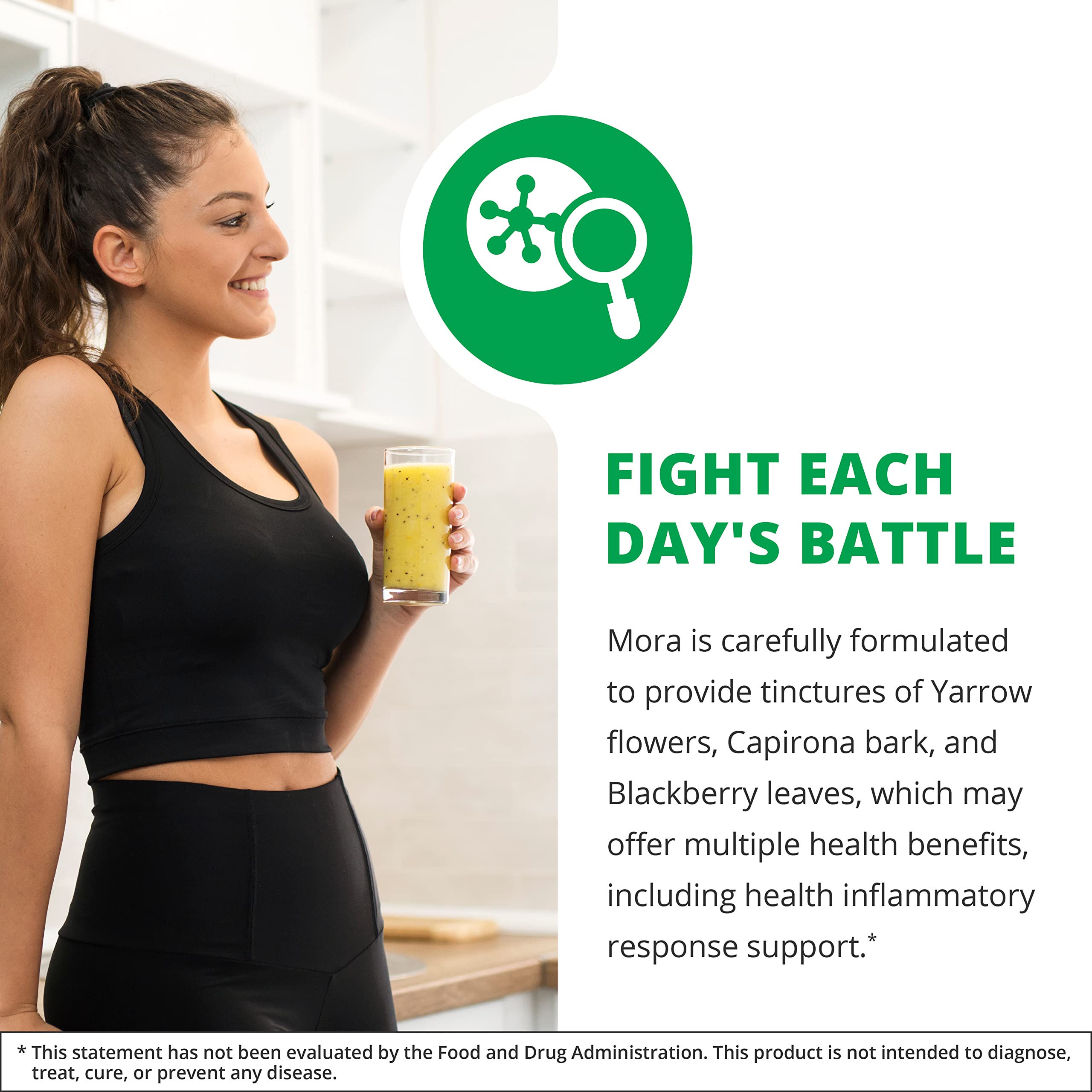 Illustration of Yarrow flowers used in Mora Yarrow Extract