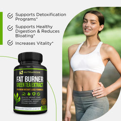 Garcinia Cambogia and Raspberry Ketones with tea leaves