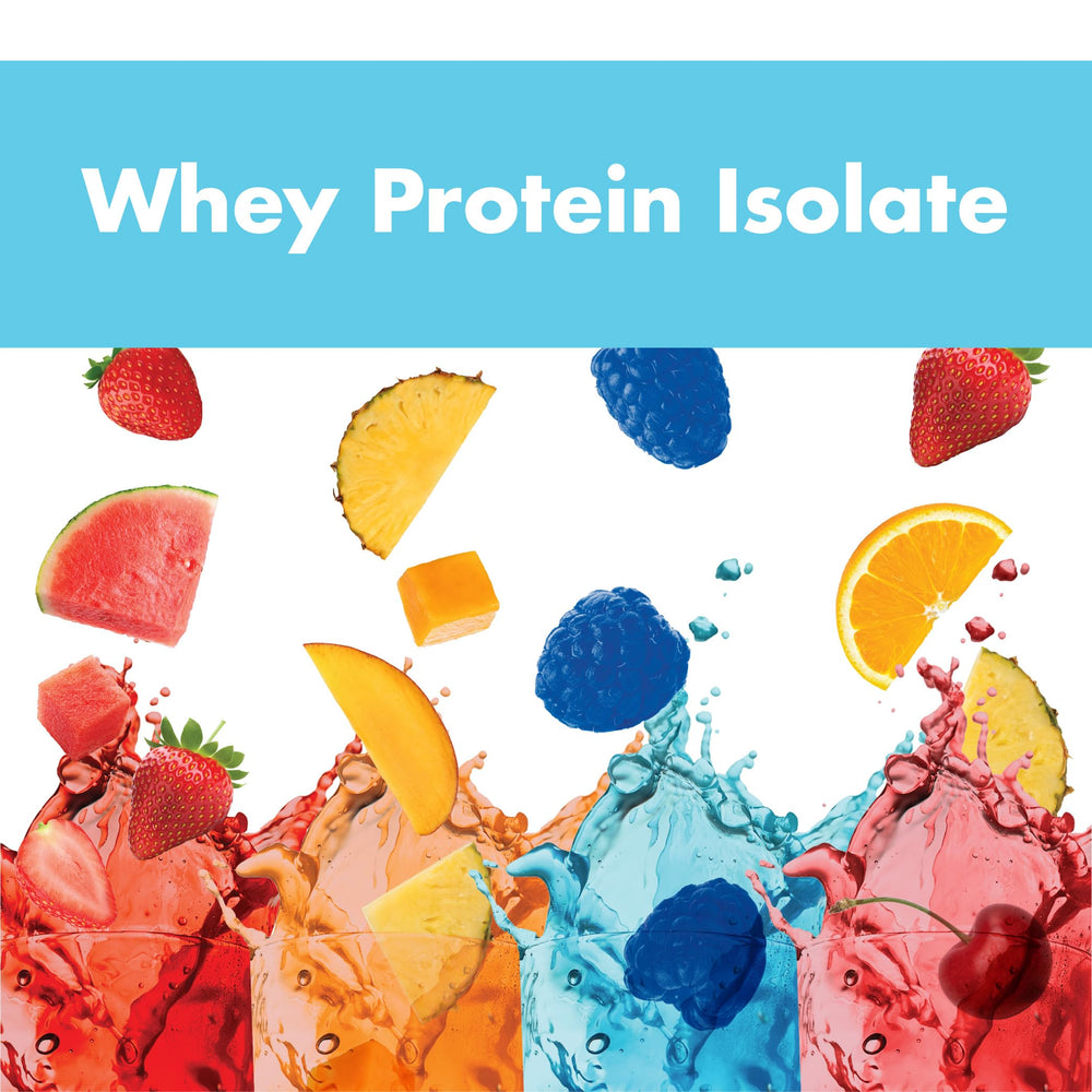 NutraOne Clear Whey Pineapple Mango ingredient-label spotlights natural flavor.