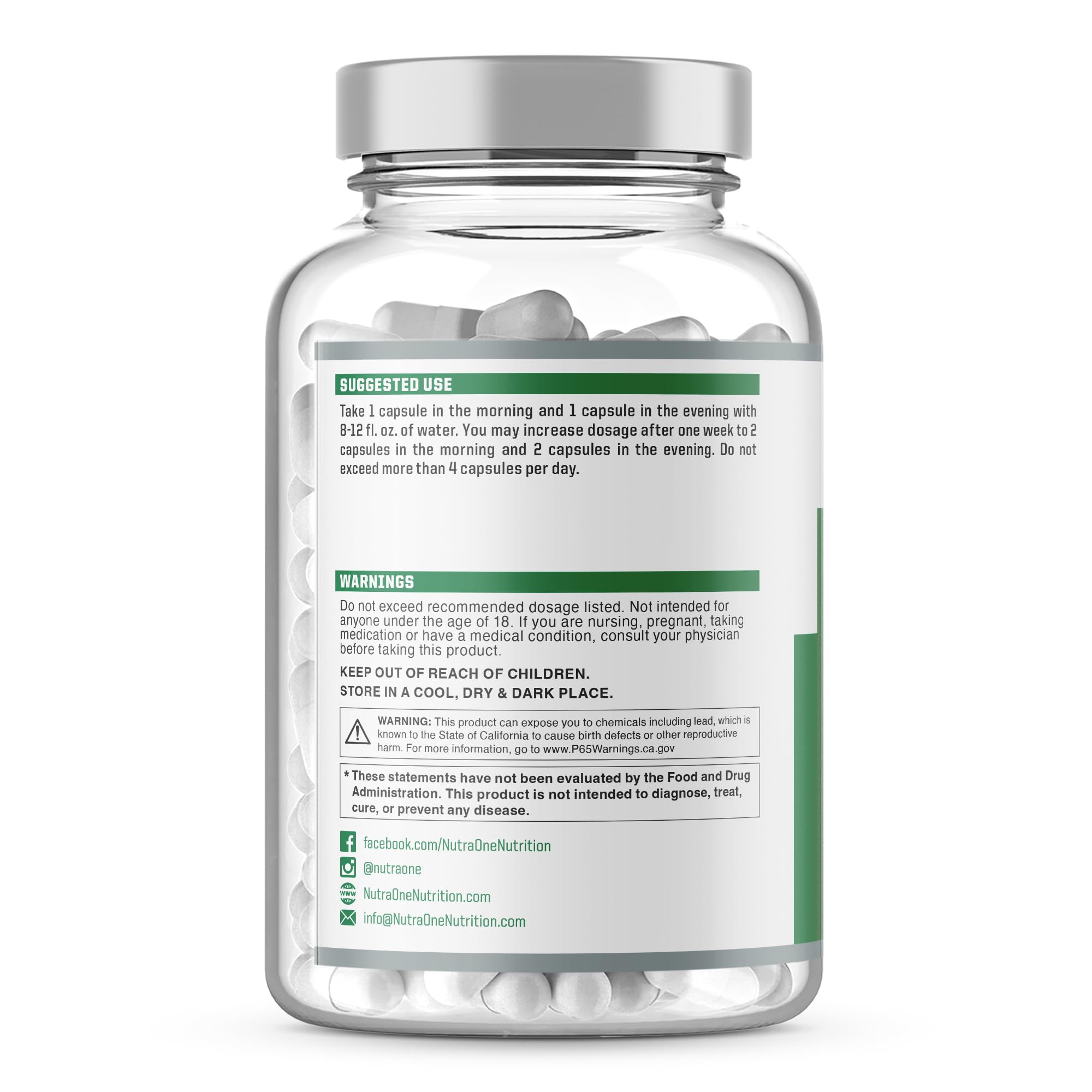 NutraOne DetoxOne ingredients closeup features ginger and citrus blend.