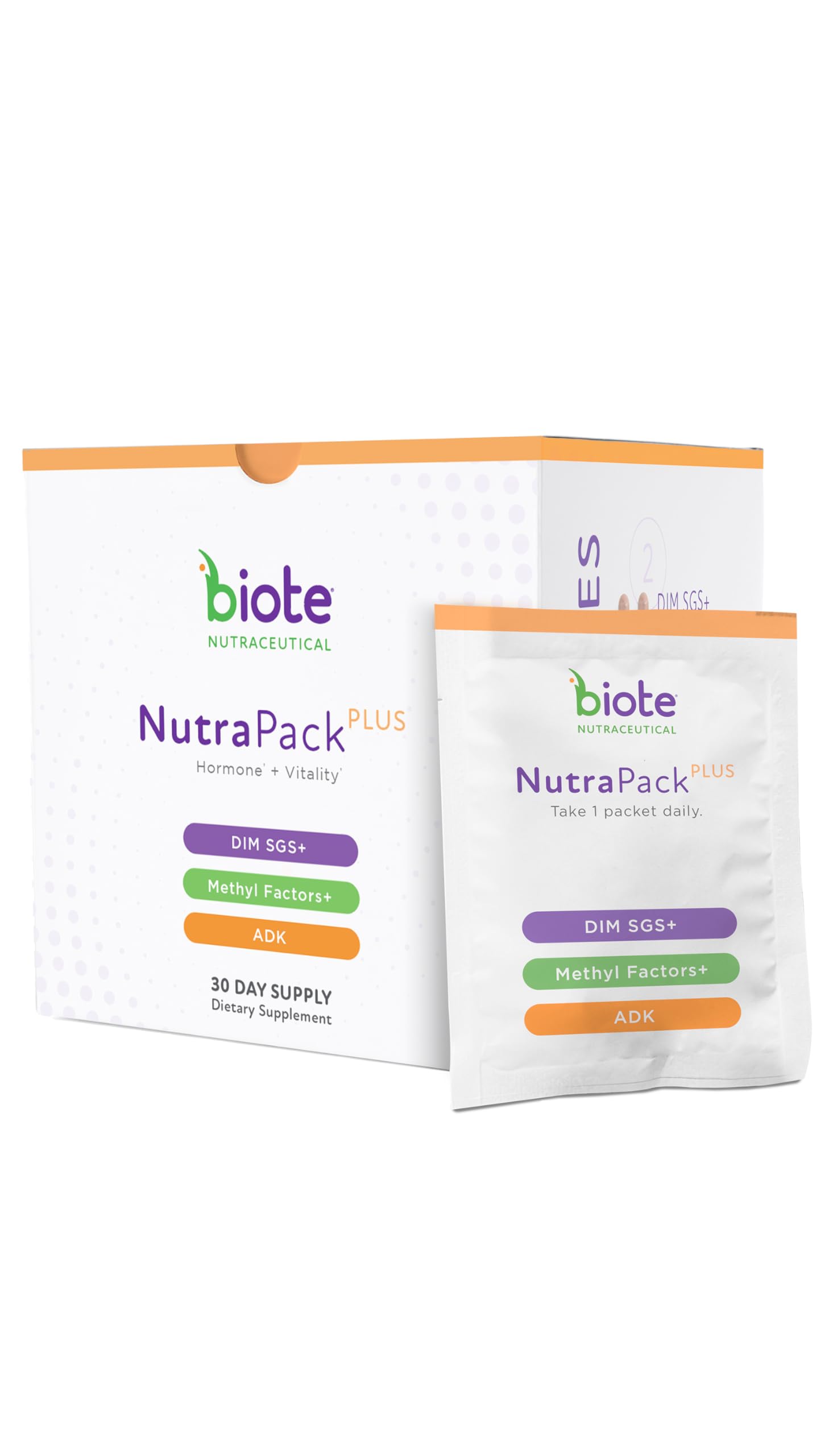 NutraPackPlus bottle front label