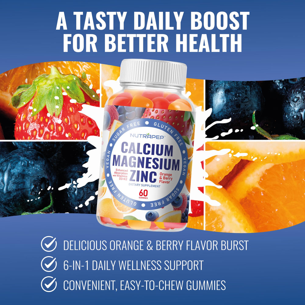 Orange Berry flavor NutraPep Gummies