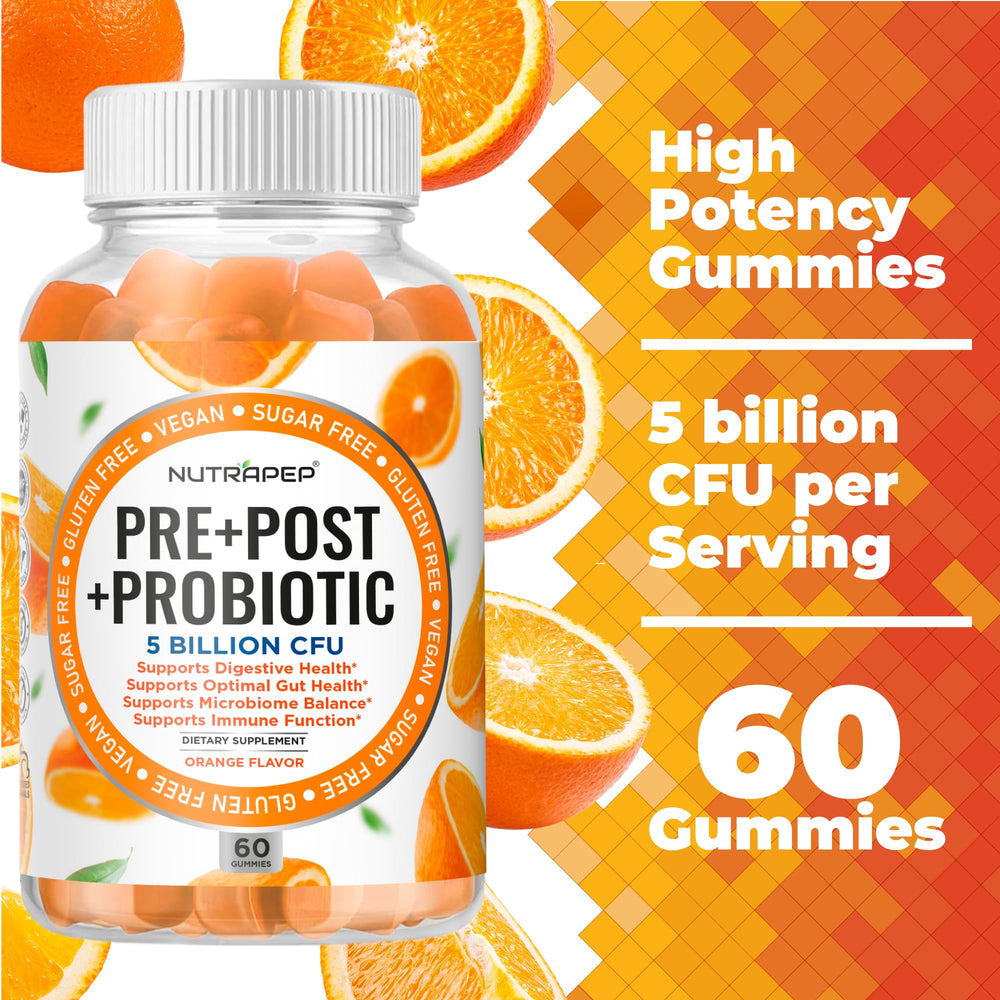 High-potency 5B CFU NutraPep gummies
