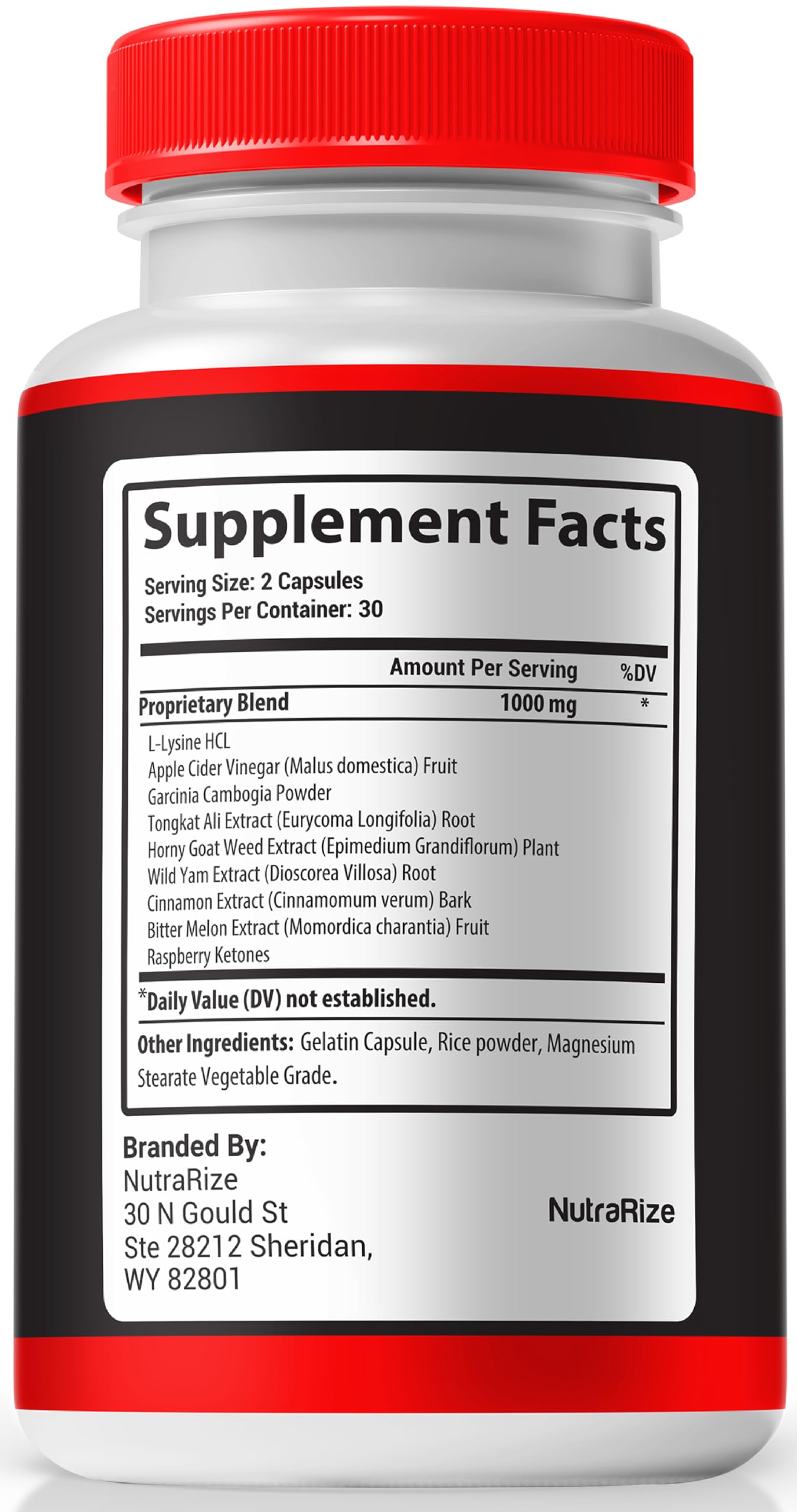 Close-up of ErecBoost pills for men