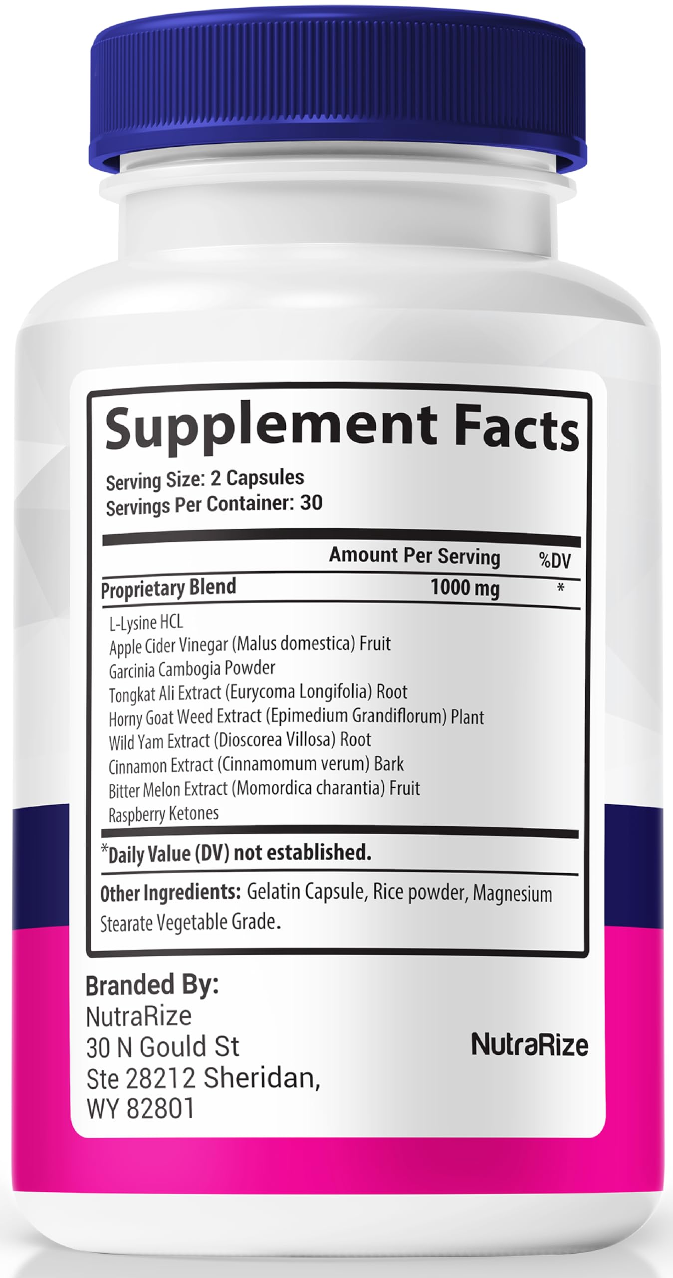 NutraRize EZ Prostate capsules close-up highlighting natural ingredients for daily wellness.