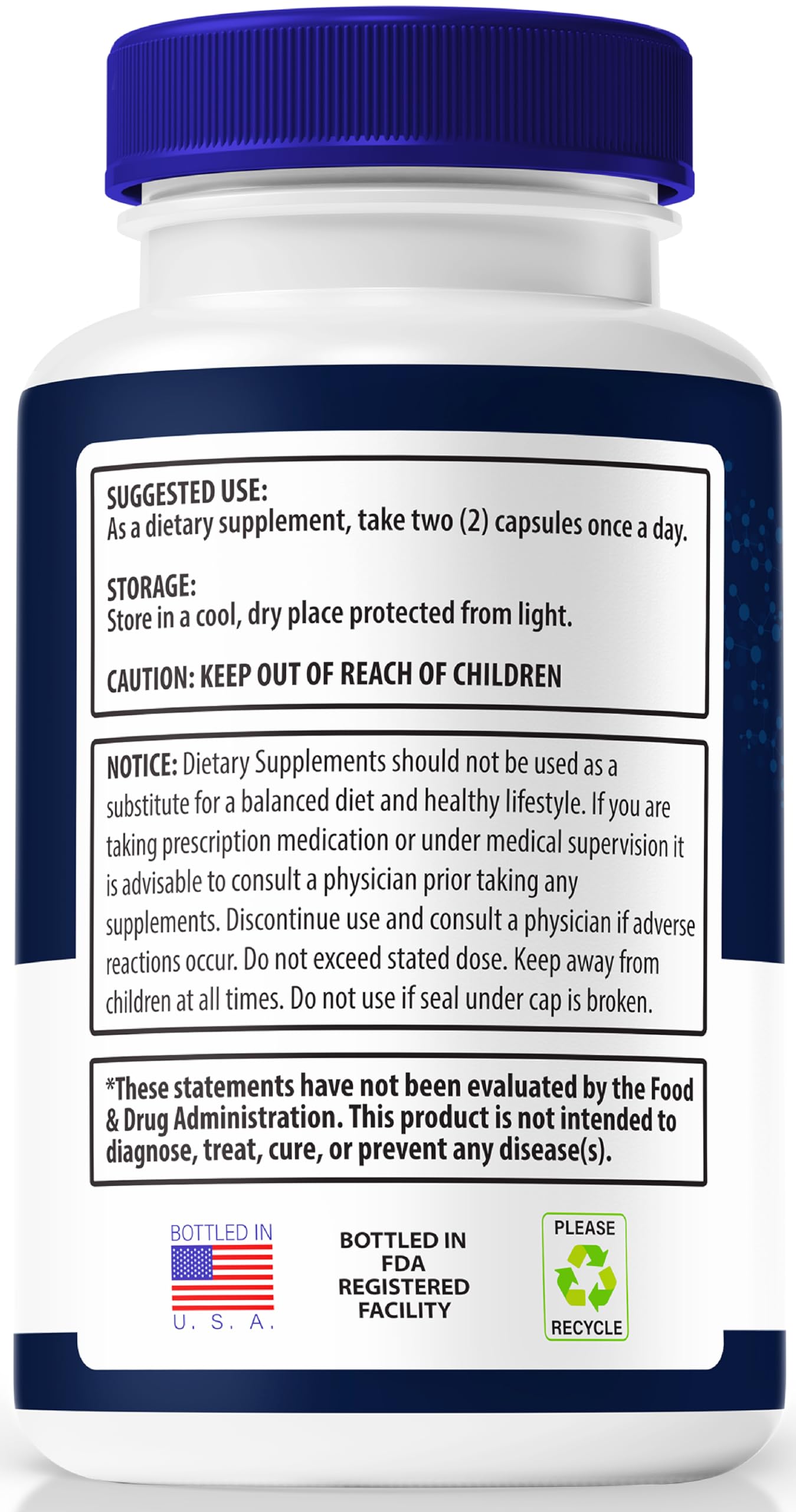 Close-up of NutraRize Pills capsules