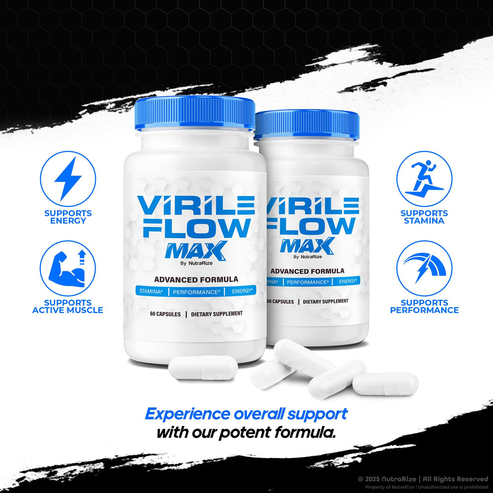 Energy and stamina support with Virile Flow Max