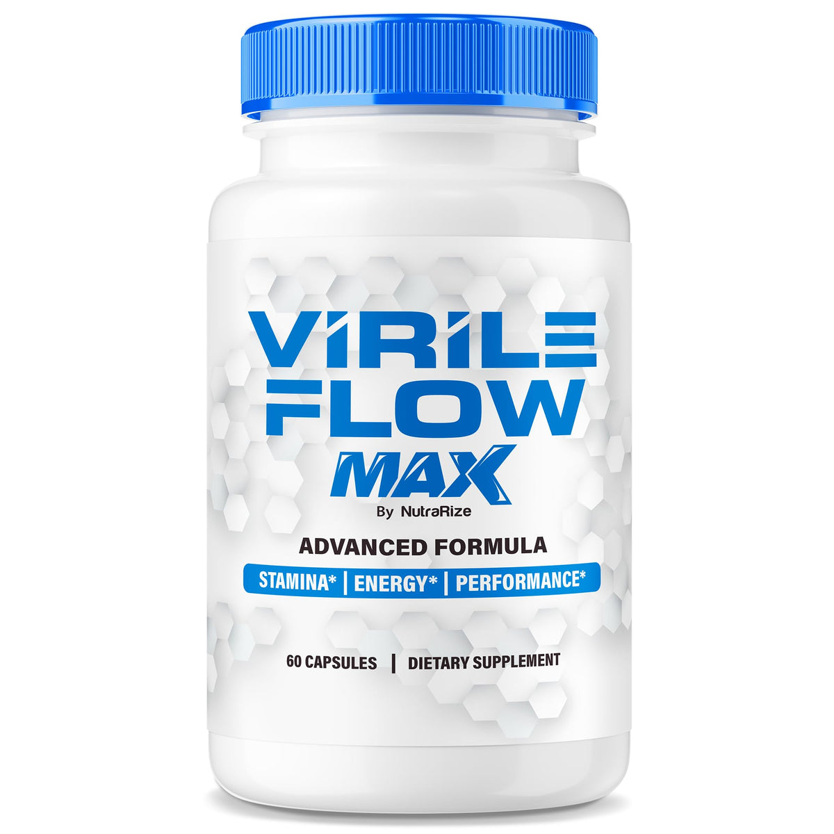 NutraRize Virile Flow Max for Men bottle – 60 capsules