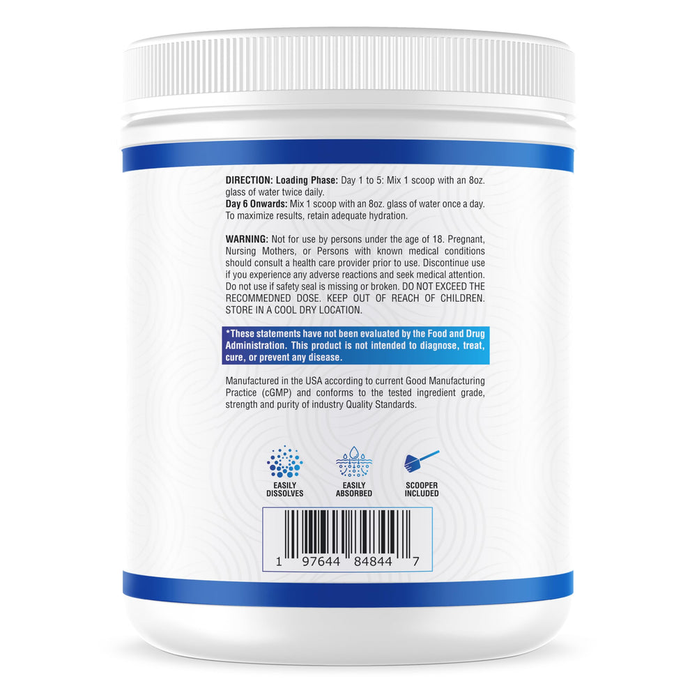 Serving scoop included for NutraScience Creatine Monohydrate