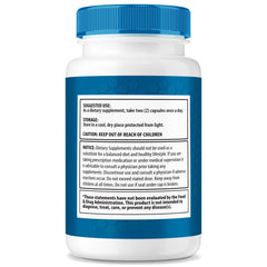 Front view of NutraVibe AlphaCur bottle emphasizing nerve support