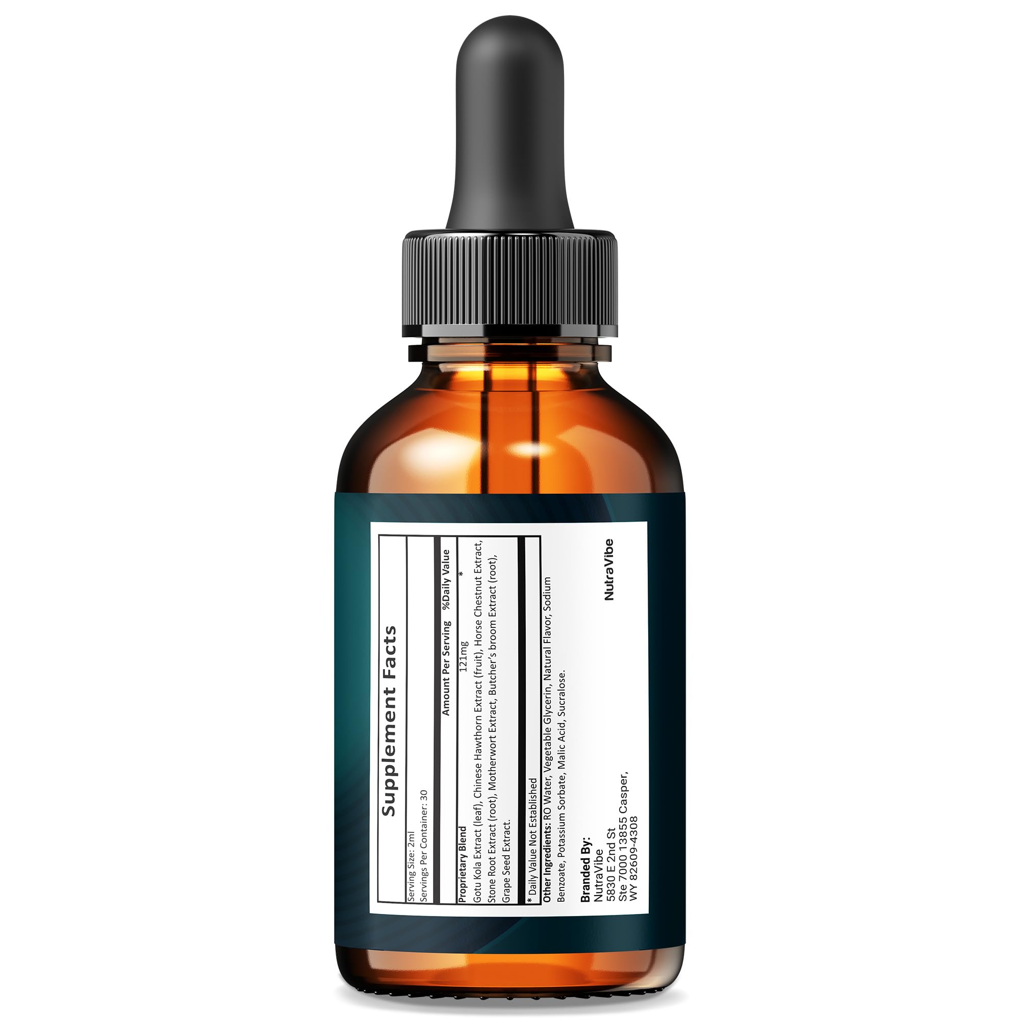 Dropper dispensing clear ear health liquid