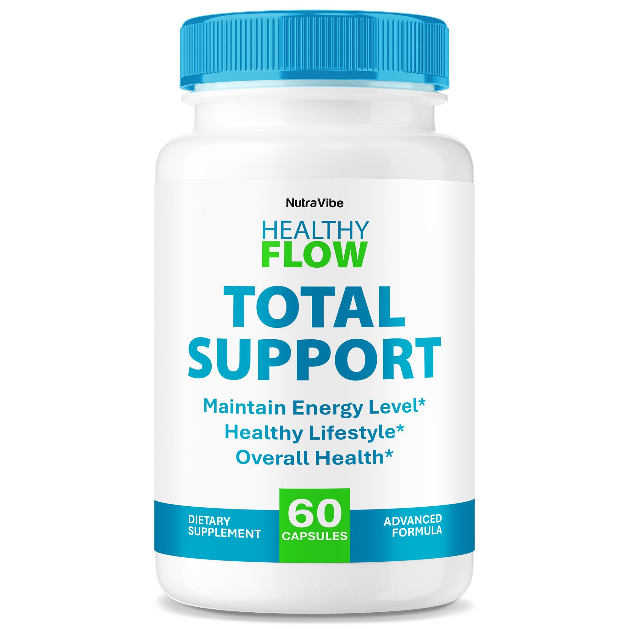 NutraVibe Healthy Flow Blood Support bottle label