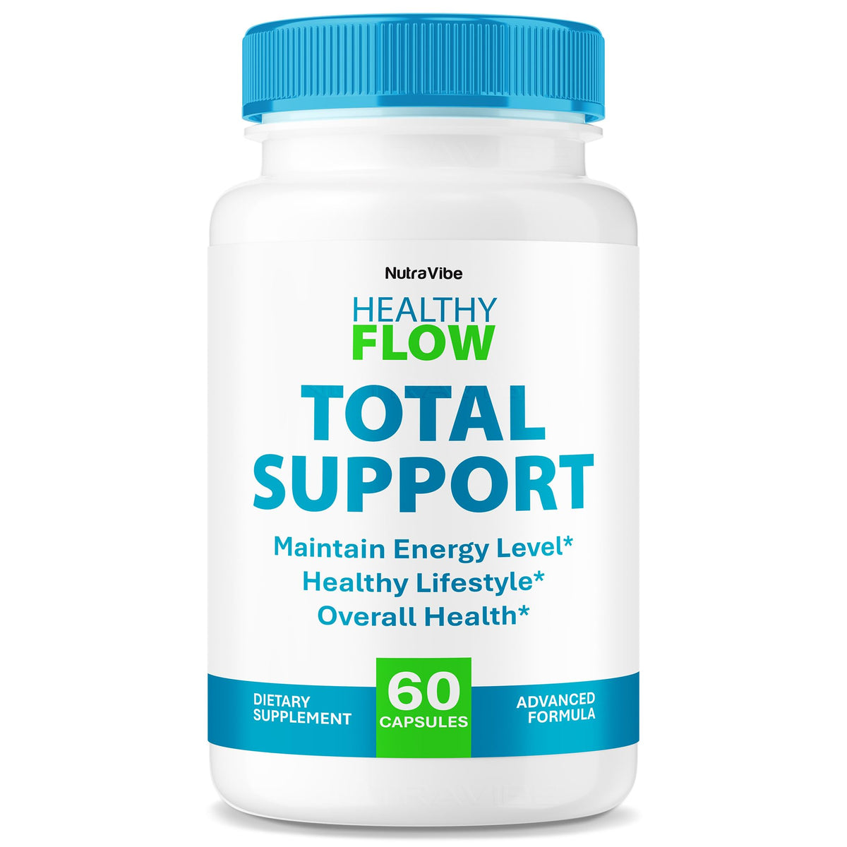 NutraVibe Healthy Flow Blood Support bottle label