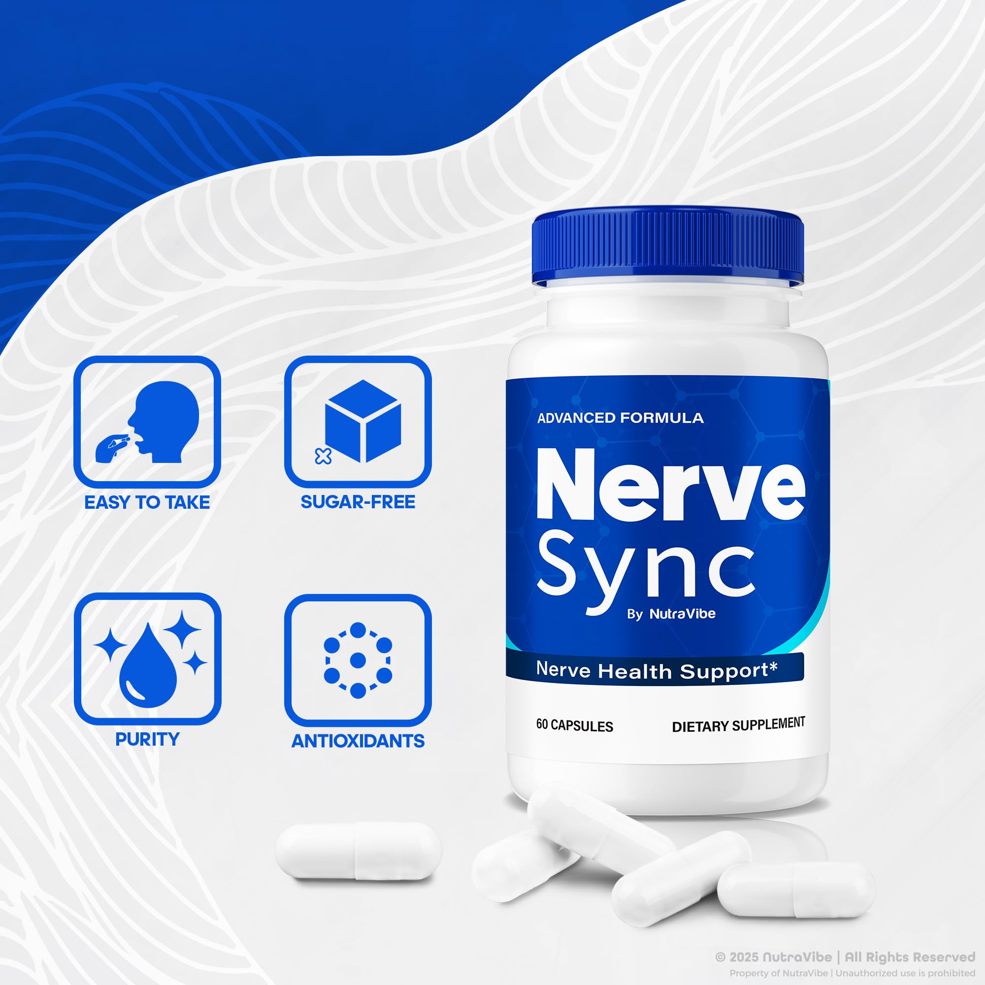 Daily use of NutraVibe Nerve Sync capsules
