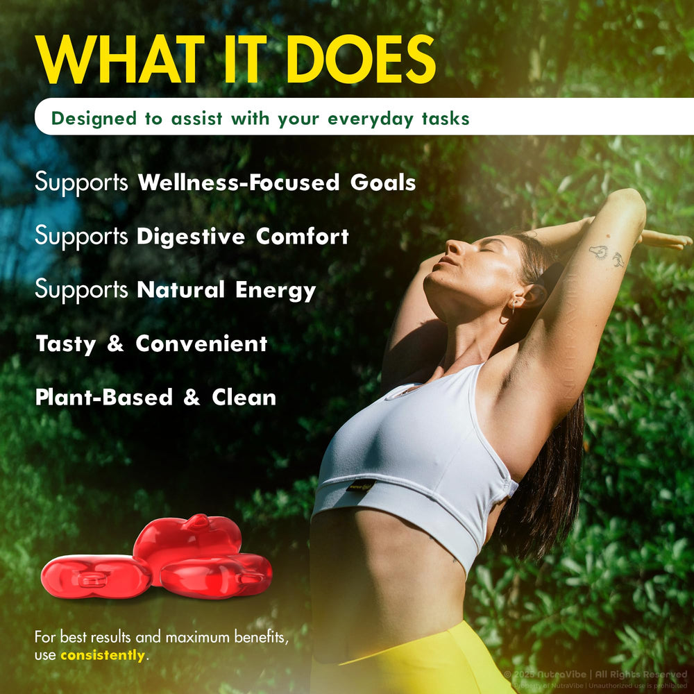 NutraVibe Ultima Keto ACV Gummies bottle on a warm counter promotes easy daily hydration support.