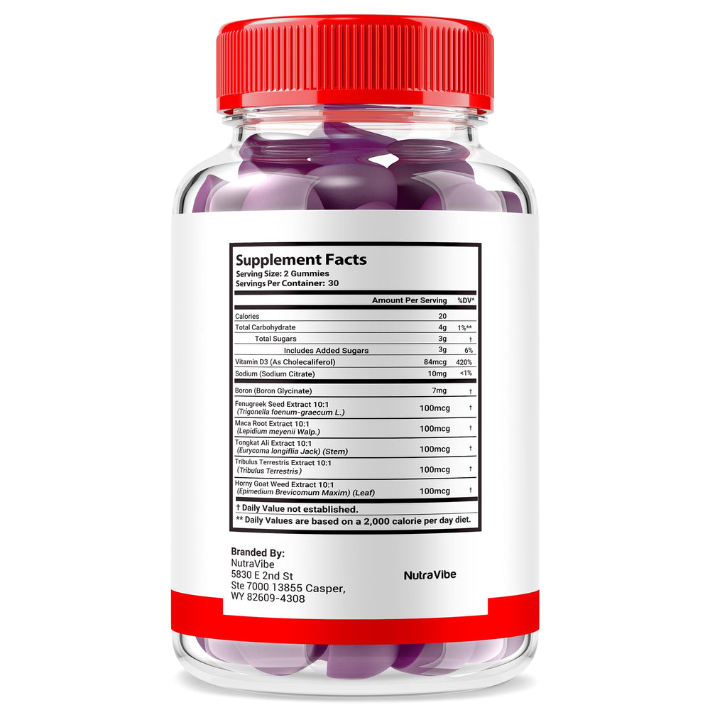 Vital Pump XL Performance Gummies close-up