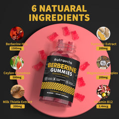Ingredients highlights for Nutravita Berberine Gummies