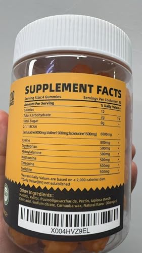 Nutravita EAA Gummies packaging display