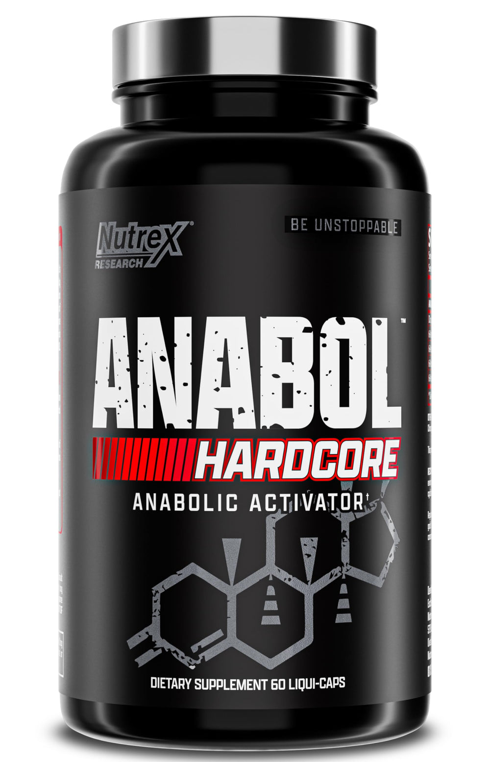 Nutrex Anabol Hardcore Anabolic Activator bottle label close-up