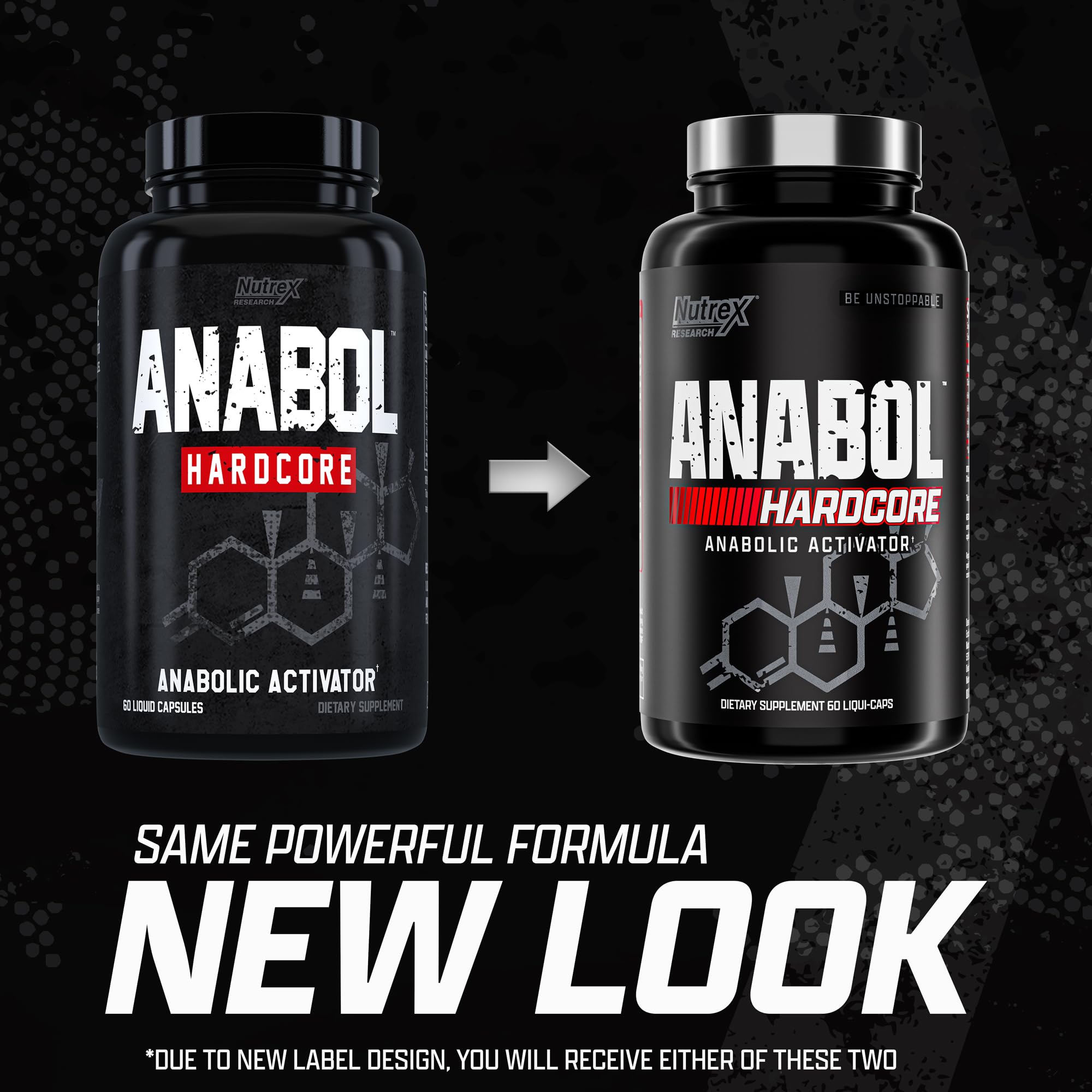 Supplement facts panel for Nutrex Anabol Hardcore Activator