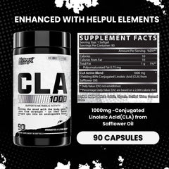 CLA active blend from safflower oil label