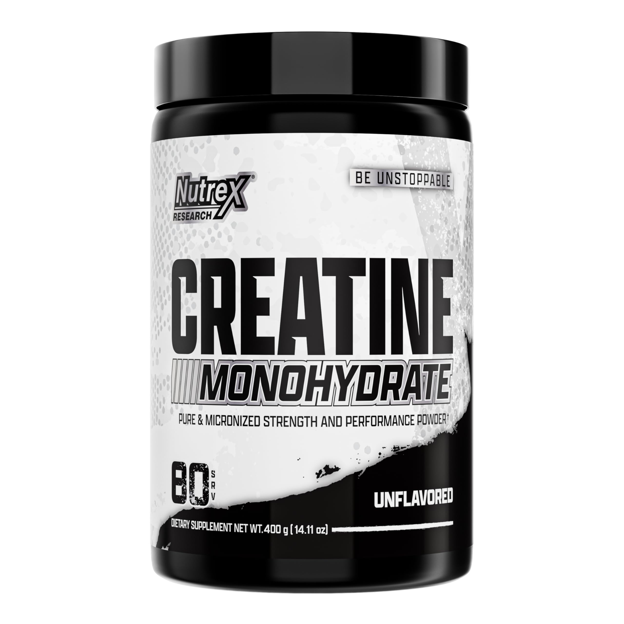 Nutrex Ultra Pure Creatine Monohydrate unflavored canister