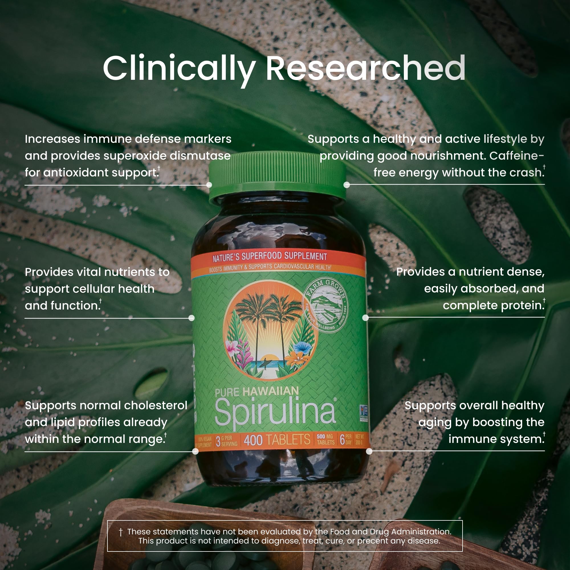 Spirulina supporting immune health
