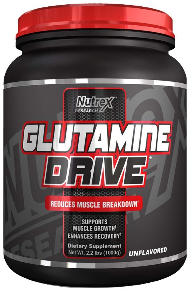 Nutrex Research L-Glutamine Powder - 200 Servings, unflavored, non-GMO, gluten-free