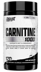 Nutrex Research Lipo-6 L Carnitine 1000mg bottle front view for energy support