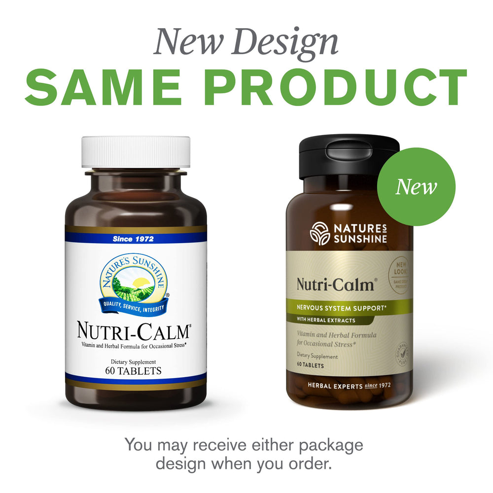 Occasional stress relief concept with Nutri-Calm