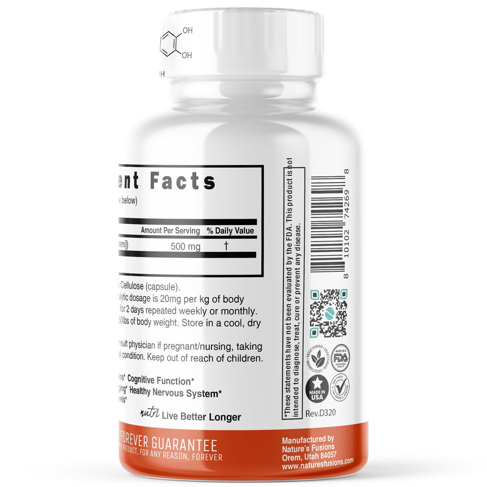 Third-party lab test certificate image for Nutri Fisetin