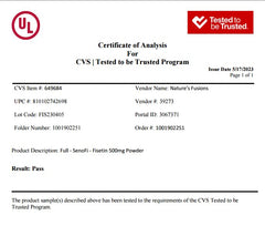 Nutri Fisetin product label