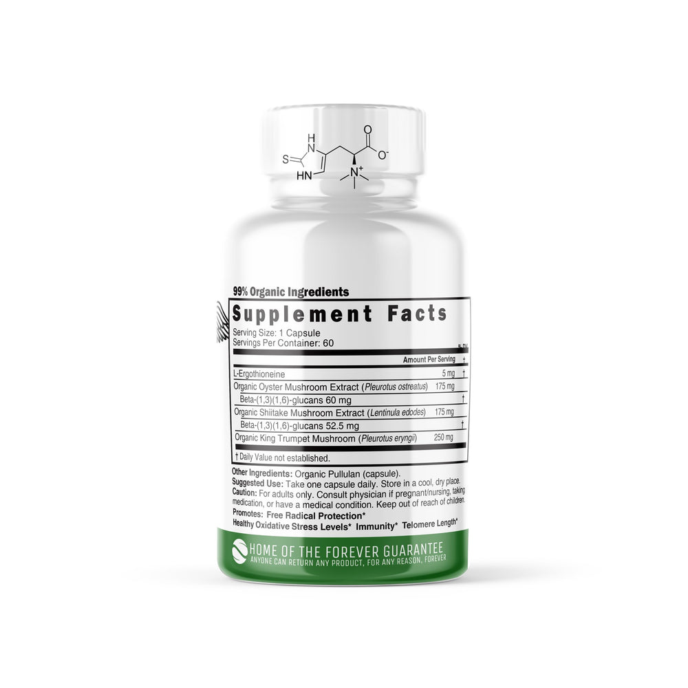 Close-up of Nutri L Ergothioneine capsule
