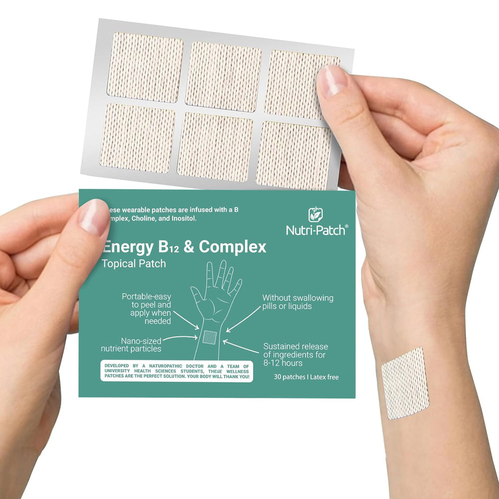 NUTRI-PATCH front packaging showing product box and count benefit