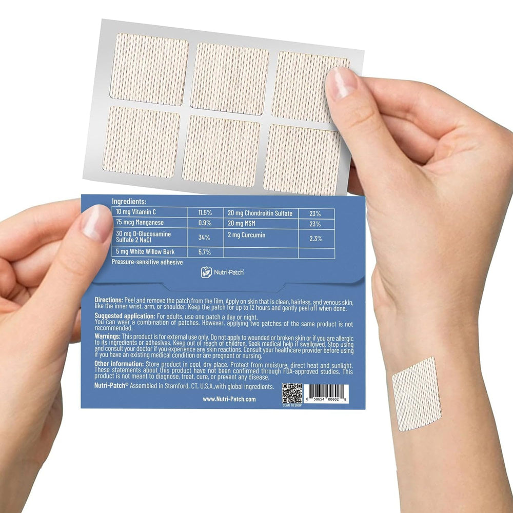 NUTRI-PATCH Inflam packaging with 7 formulas