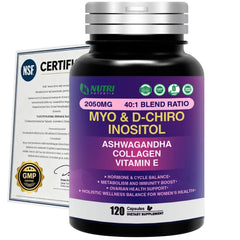 NUTRI POTENTIA front bottle view showing supplement benefits and clean formula