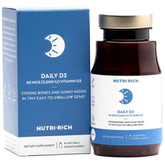 Nutri-Rich Vitamin D3 2000 IU softgels bottle