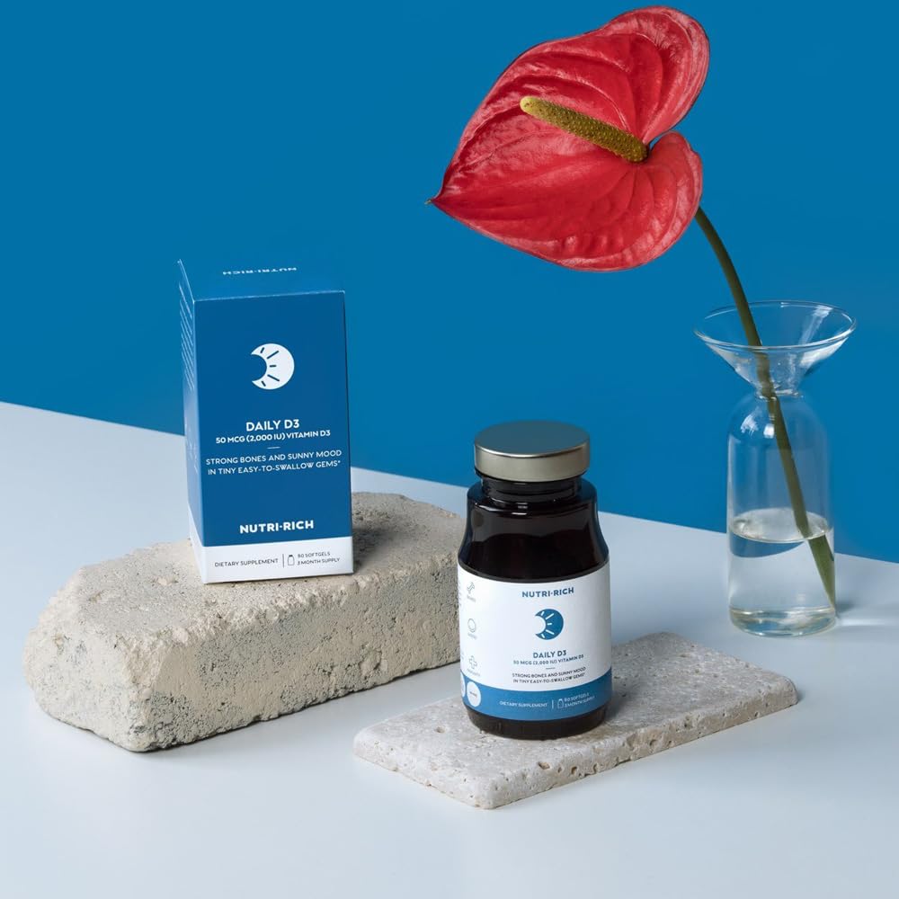 Ingredients and supplement facts panel for Nutri-Rich D3