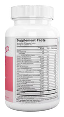 Close-up of cherry-flavored prenatal chewable tablet