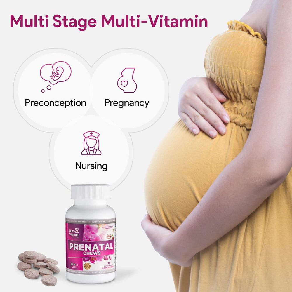 Kosher certification symbol on Nutri Supreme prenatal packaging