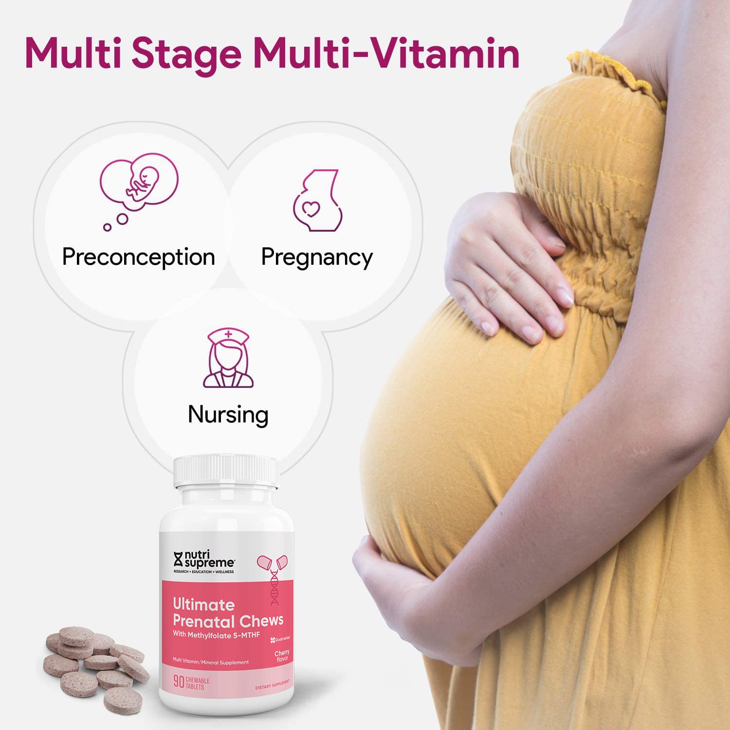 Kosher-certified Nutri Supreme Prenatal Vitamin ingredient list