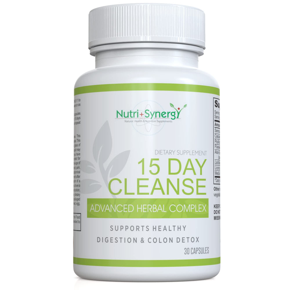 Nutri + Synergy 15 Day Cleanse Advanced Herbal Complex bottle