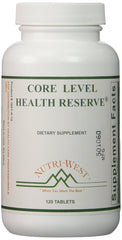 Nutri-West Core Level Health Reserve tablets front view for daily wellness support
