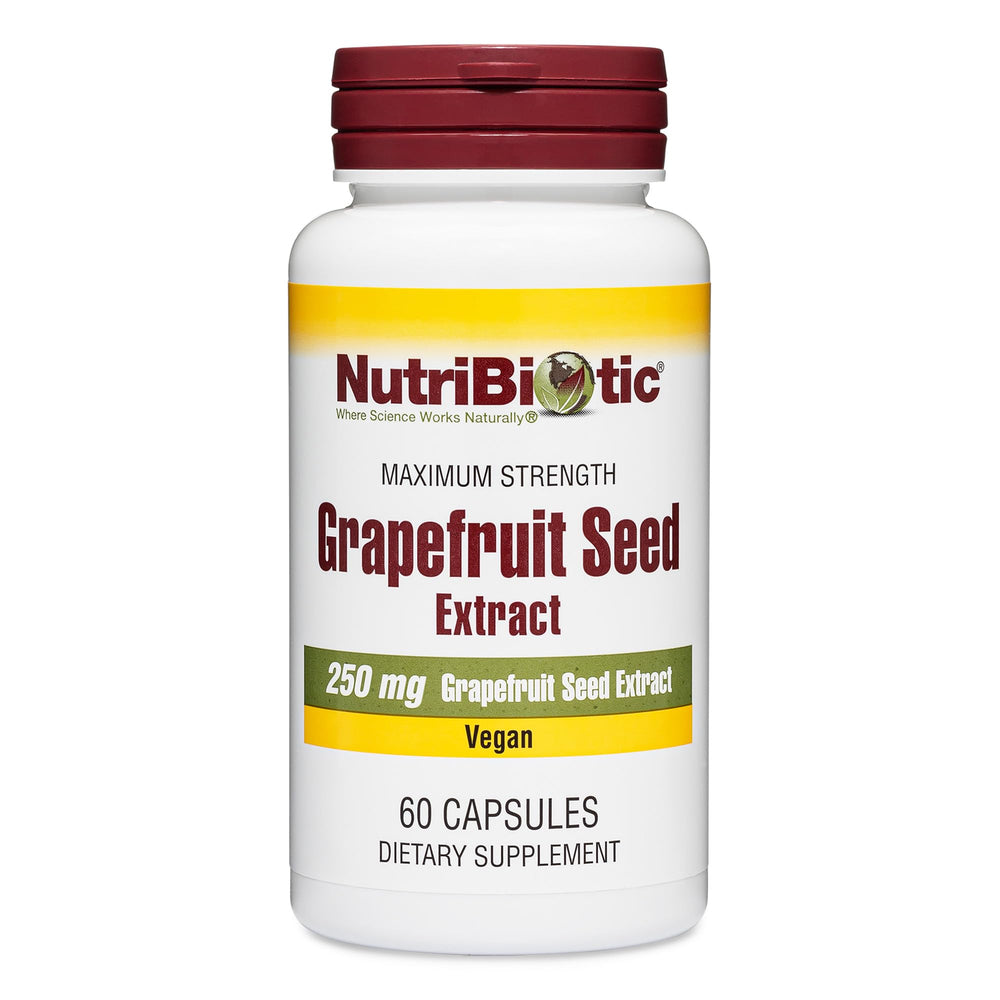 NutriBiotic Grapefruit Seed Extract Capsules 250 mg – 60 count