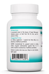 Vegetarian capsules and packaging of Nutricology Artemisia 500mg