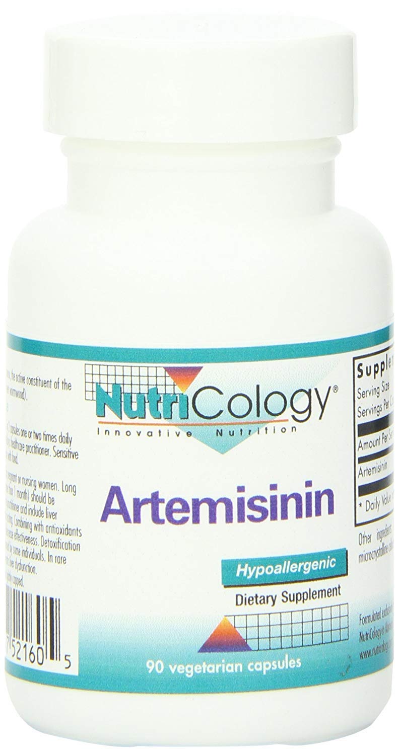 Artemisinin supplement improving GI tract balance in vegetarian capsules