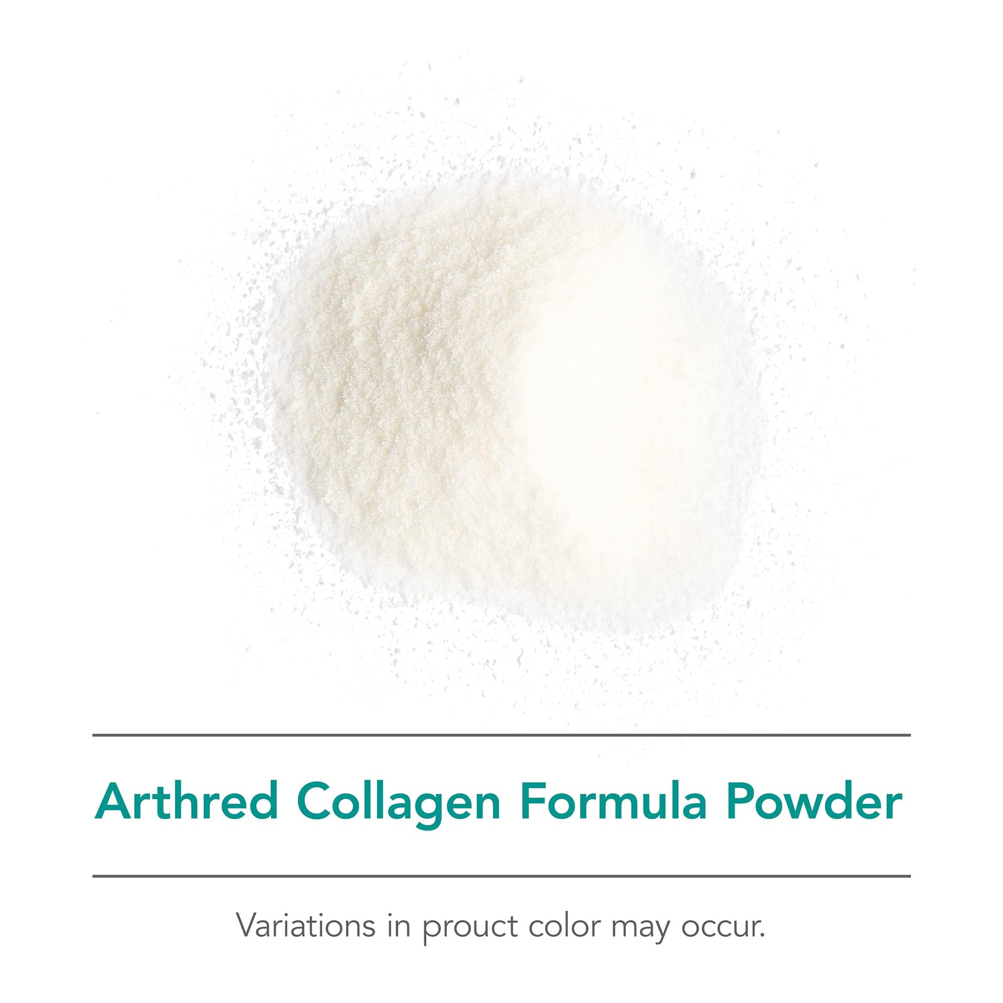 Arthred collagen powder packaging showing 8.5 oz