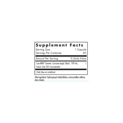 Nutricology CurcuWIN 500 bottle back label with supplement facts